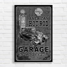 American Hot Rod Garage Black