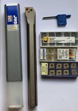 BORING BAR ISCAR S25S PCLNR-12,supplied With 3 Boxes Of CNMG120404/08/16 Inserts