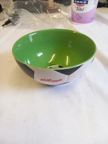 Kelloggs football cereal bowl - kelloggs,