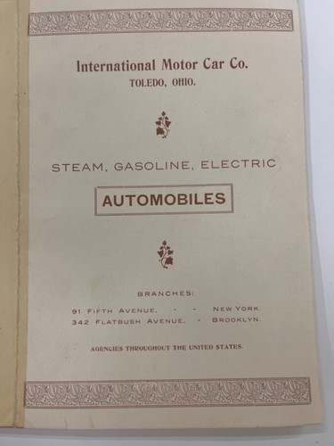1902 toledo steam - steam, gasoline