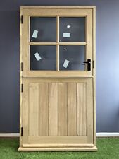 Exterior Double Glazed Door Oak Stable Doors & Frame 1000 X 1875mm Shepherds Hut