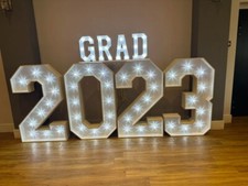 2025 Graduation Decorations, Large PROM Marquee Light Up Letters Sign