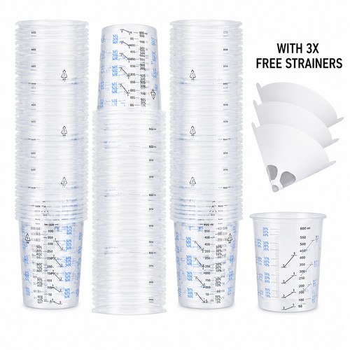 Paint mixing cups 600cc - paint,