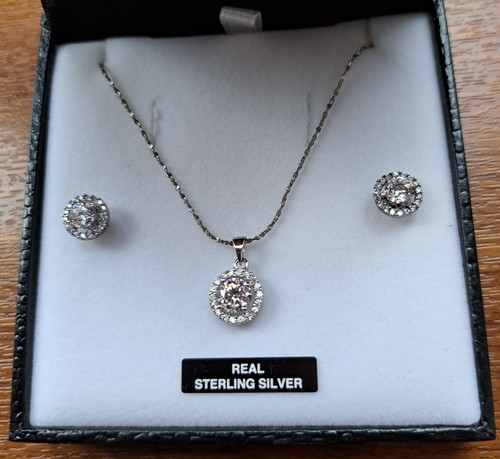 Real sterling silver with - silver,