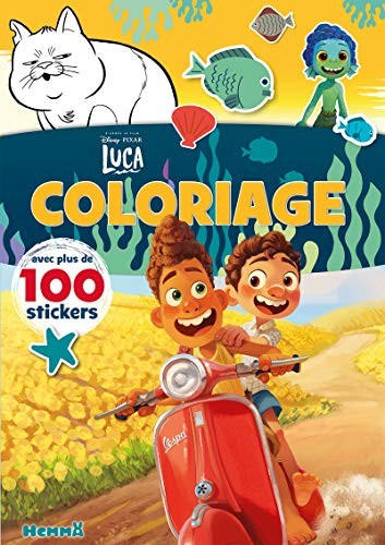 Disney pixar luca - luca, coloriage