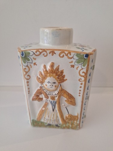 Antique french faience tea - faience,