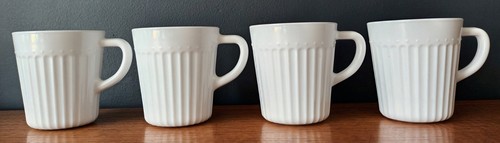 Ikea ribbed white glass - x,