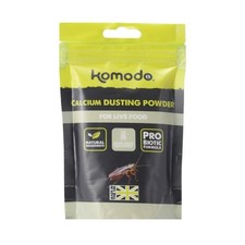 Komodo Calcium Dusting Powder Reptile Live Food Insect Supplement 200g