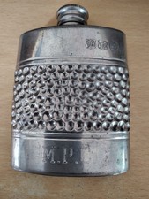 Vintage Pewter Hip Flask