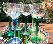 Vtg Harlequin Set 6  Rare Tall