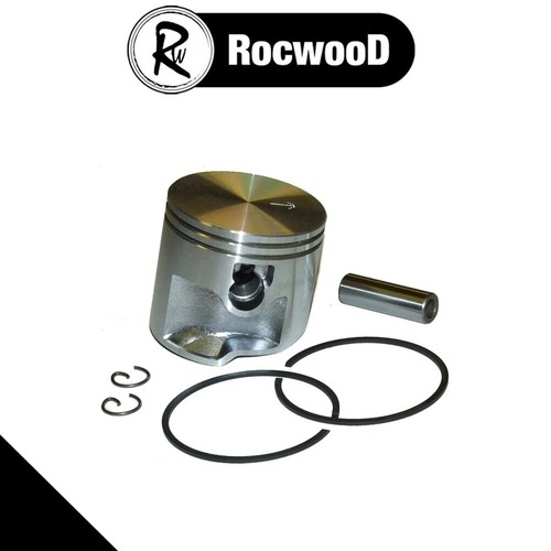 Piston assembly with - piston, rings