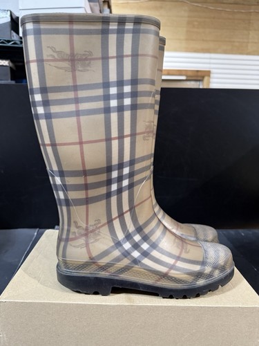 Burberry rain boots - boots, tall