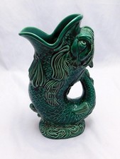 Wedgwood Gurgle Fish Green glaze 9"