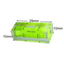 29mm x 10mm Square Quality Mini Spirit Levelling Bubble Small Levels Vials UK