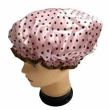 Adjustable Reusable Waterproof Bathing Shower Cap Elastic Hair Cover Salon Spa
