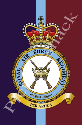 Regiment crest printed - crest,