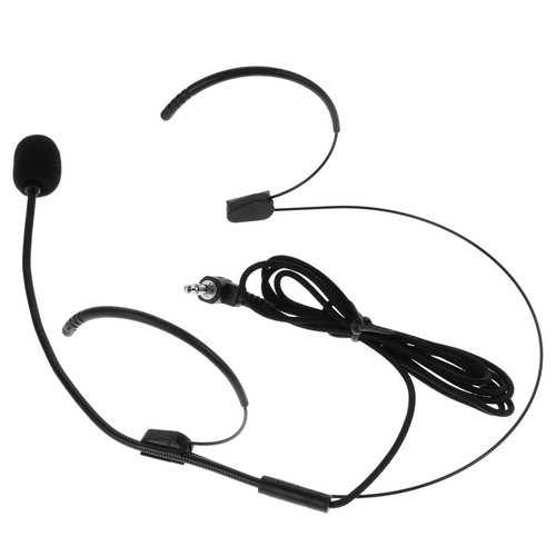 Head mounted microphone - head-mounted,