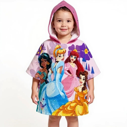 Disney princess hooded poncho - princess,