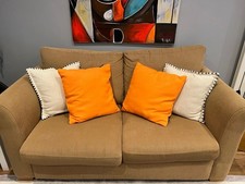 Fabric Sofa Bed 2-Seater Double Sleeper Couch Sofabed Settee Recliner Beds