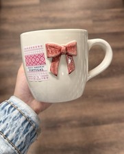 Handmade Bow Detail Mug Made