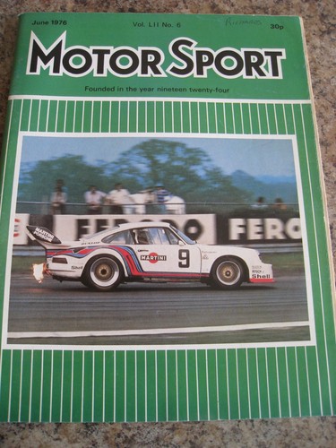 Motor sport jun 1976 - sport,
