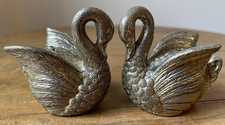 Vintage CRUET Swan salt &