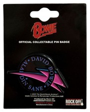 DAVID BOWIE Metal Pin Badge