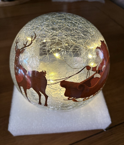 Christmas crackle glass - crackle,