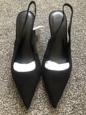 Swede Sling Back Shoes Size 8