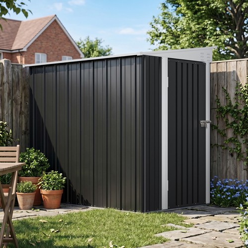 6ft metal garden shed - x,