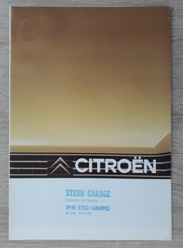 Citroen range brochure 1982 - citroen,