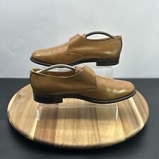 Regent Jaw Men Monk Strap Shoes UK Size 11 Tan Leather Last FW96 Made In England