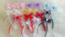 Satin/Organza Ribbon Bows