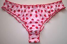 Sexy Pink Extra Frilly / Stretchy Women's Knickers Panties CD TV Sissy 34" - 44"