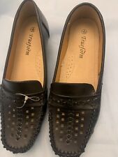 Trueform Ladies Wedge Heel Comfort Shoes UK6 Moccasins Work Shoes