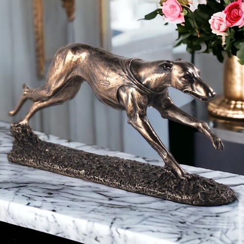 Elegant greyhound sculpture - greyhound,