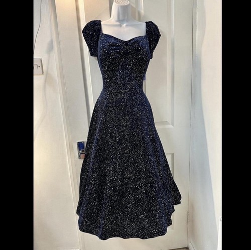 Collectif navy silver glitter - collectif,