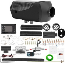 5000W Parking Heater Kit LCD Temperature Monitor and 10L Fuel Tank