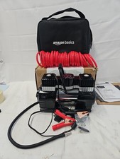 Amazon Basics - Portable Digital Air Compressor, Dual Battery Clamps 
