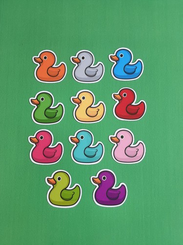 Colourful ducks cruise line - colourful,