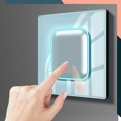 Glass led wall - switch, 2