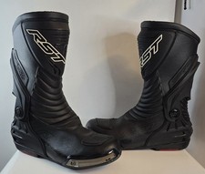 RST Motorcycle Sports Tractech EVO 3 CE Waterproof Boots Black UK 11 - Worn Once