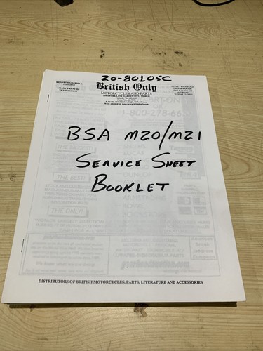 Bsa m20 m21 - bsa,