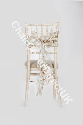 Moccha floral organza - floral, chair