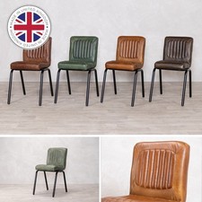 GENUINE LEATHER DINING CHAIR
