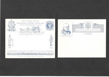 GB Stationery 1890 QV 1d blue Penny Postage Jubilee Envelope & card H&B EP33