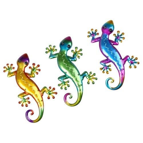 Colorful lizard wall - lizard,