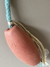 OLD WEATHERED SEA FISHING FLOAT Net Marker Beach Find Hut Rope Buoy Sea Lobster