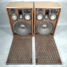 Vintage Sansui SP-5500X Floor Speakers Pair 4-Way 5-Speaker System 1970s Japan