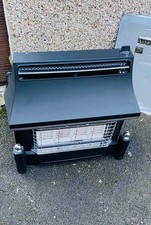 Valor Helmsley Radiant Electronic Outset Gas Fire. Black, 4.0KW RRP £509.00